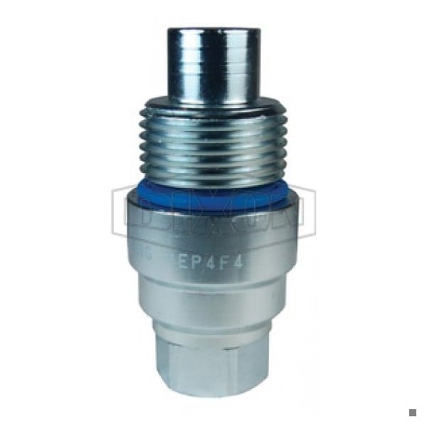 DQC VEP Female Plug, 3/4-16 Nominal, Female O-Ring Boss End Style, Steel, Domestic